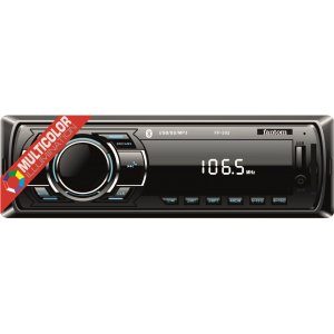 Автомагнитола FANTOM FP-302 Black/Multicolor