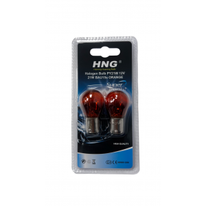 Лампа автомобільна HNG PY21W 12V 