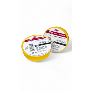 Лот 500 шт PVC tape 3M Temflex 150 ЖЕЛТАЯ