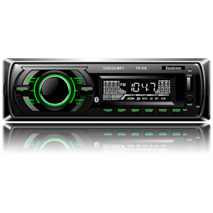 USB/SD ресивер, FANTOM FP-316 Black/Green
