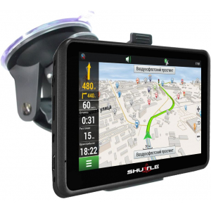 GPS навігатор (5,0"+FM), SHUTTLE PNA-5010