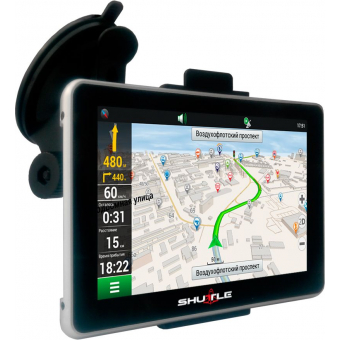 GPS навигатор (5.0"+FM+AV), SHUTTLE PNA-5019